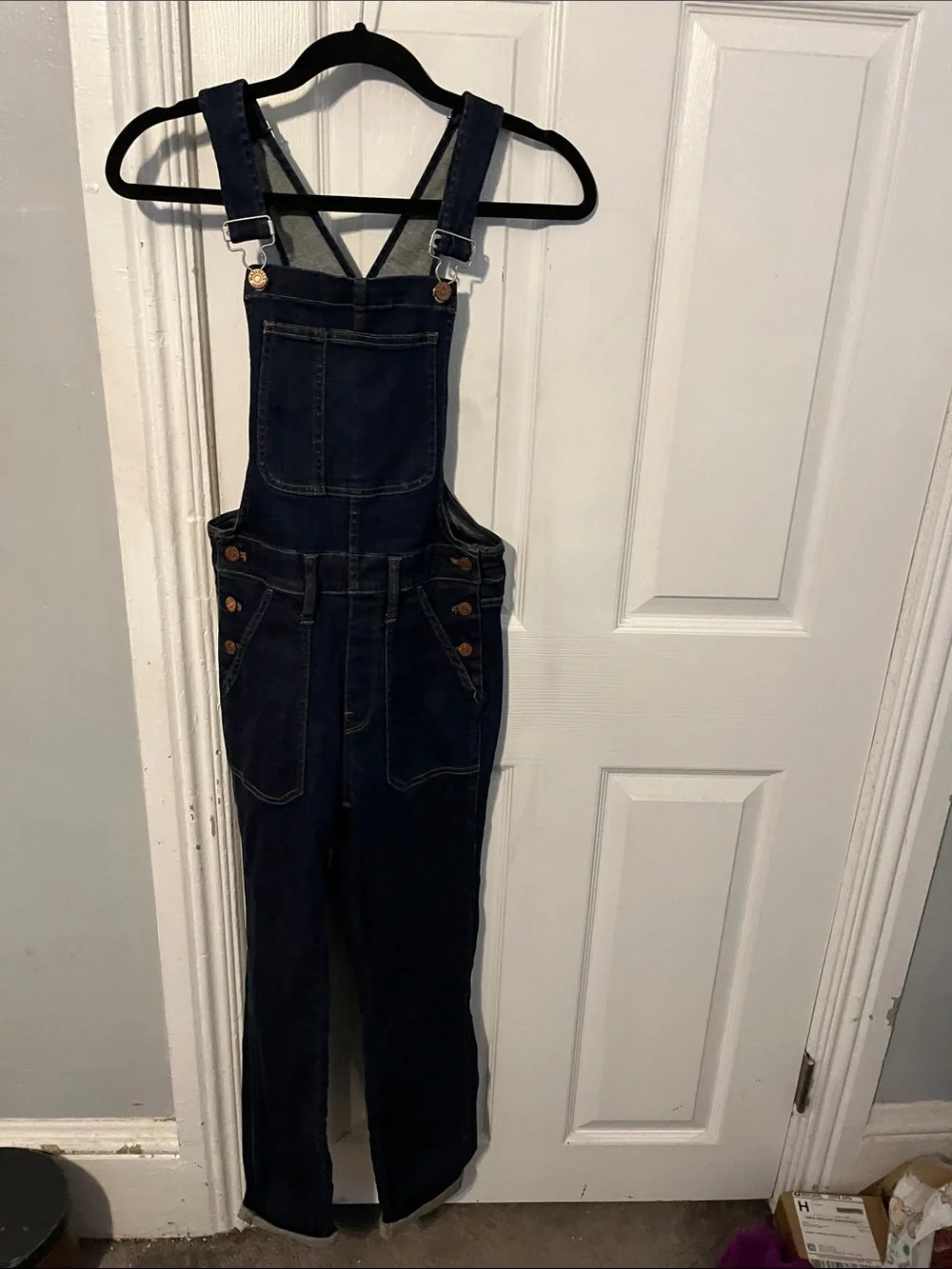 NWT Madewell Judd Wash Blue Skinny Denim Overalls
